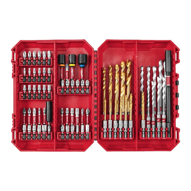 Juego de Accesorios Milwaukee Shockwave 74 Piezas