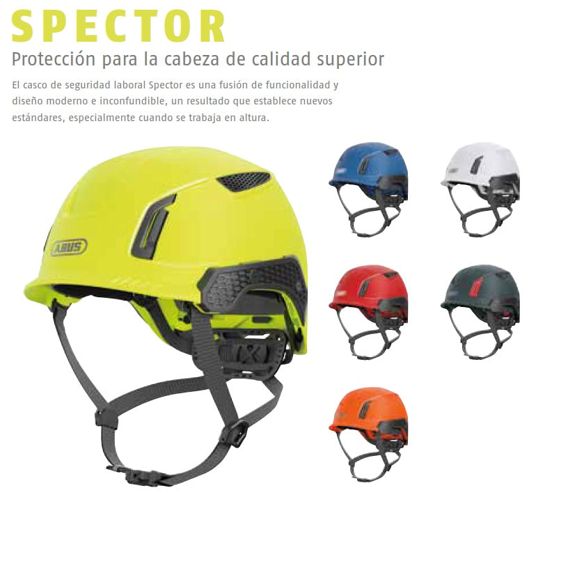 Casco de Seguridad ABUS Spector para Trabajos en Altura | BLANCO