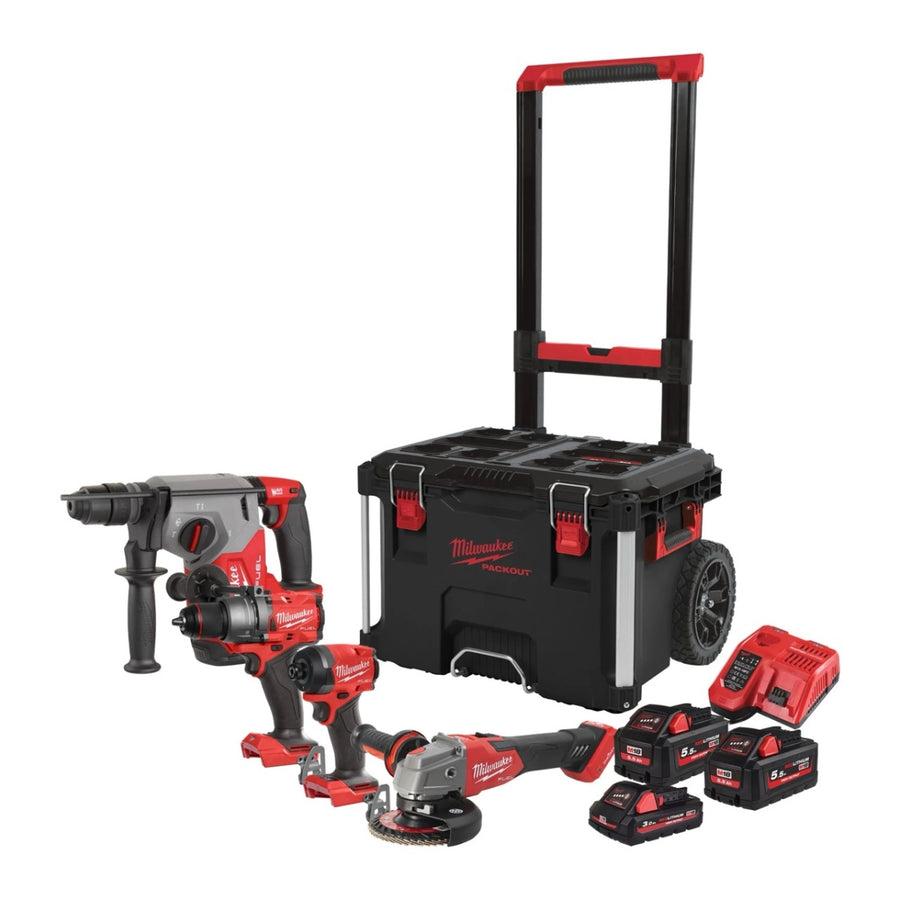 Pack Milwaukee M18FPP4E-555T FUEL + PACKOUT